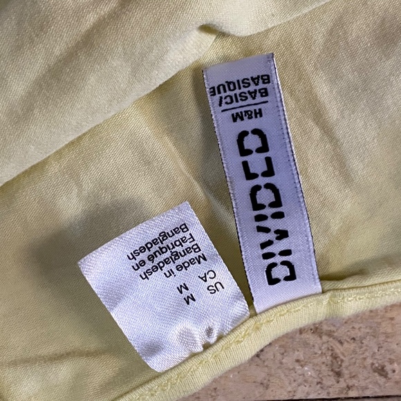 Warm yellow cropped tank women's - Picture 2 of 2